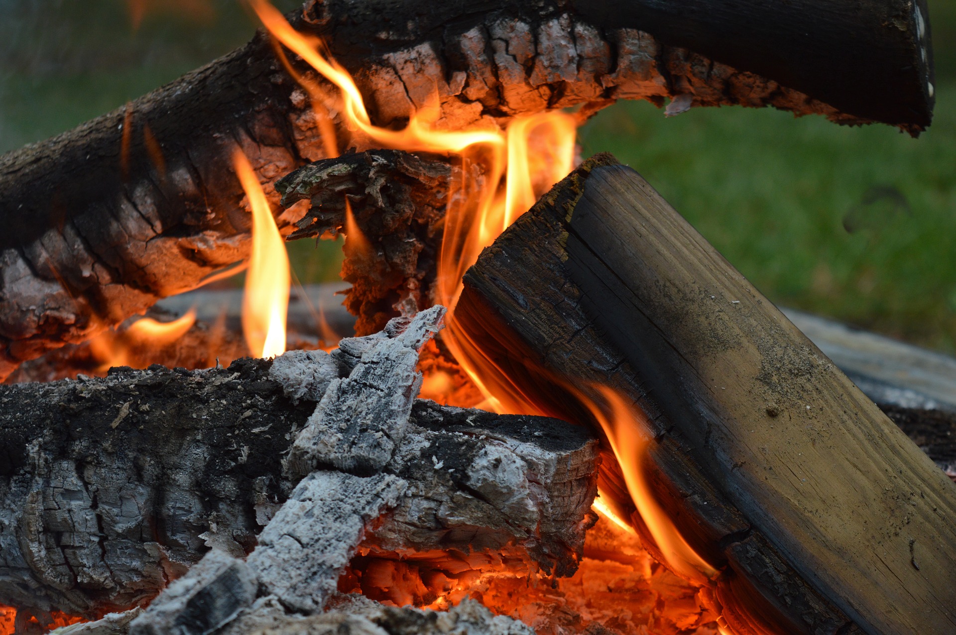 10 Questions to Ask Before Starting a FIRE This Summer - Before you install a fire pit in your backyard, make sure you know that you should ONLY use dried natural wood. - Thrift Diving