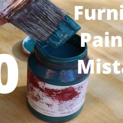 10 Common Mistakes When Painting Wood Furniture