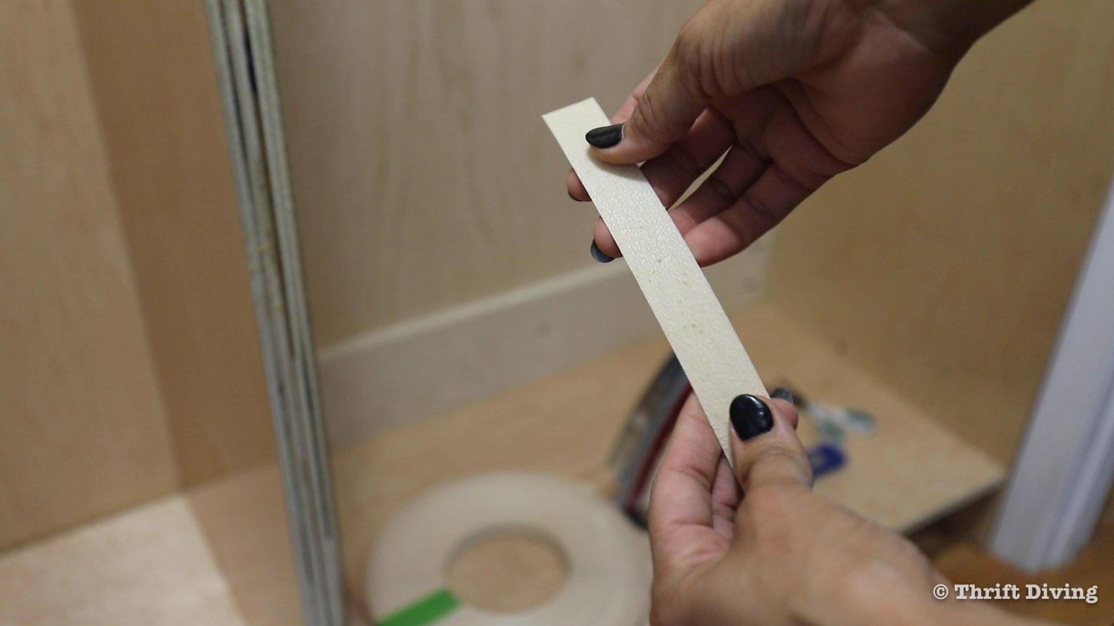 How to Build a Walk-in Closet Organizer From Scratch - Use a hot iron to attach edge banding to unfinished exposed edges. Trim with edge band trimmer or utility knife. - Thrift Diving
