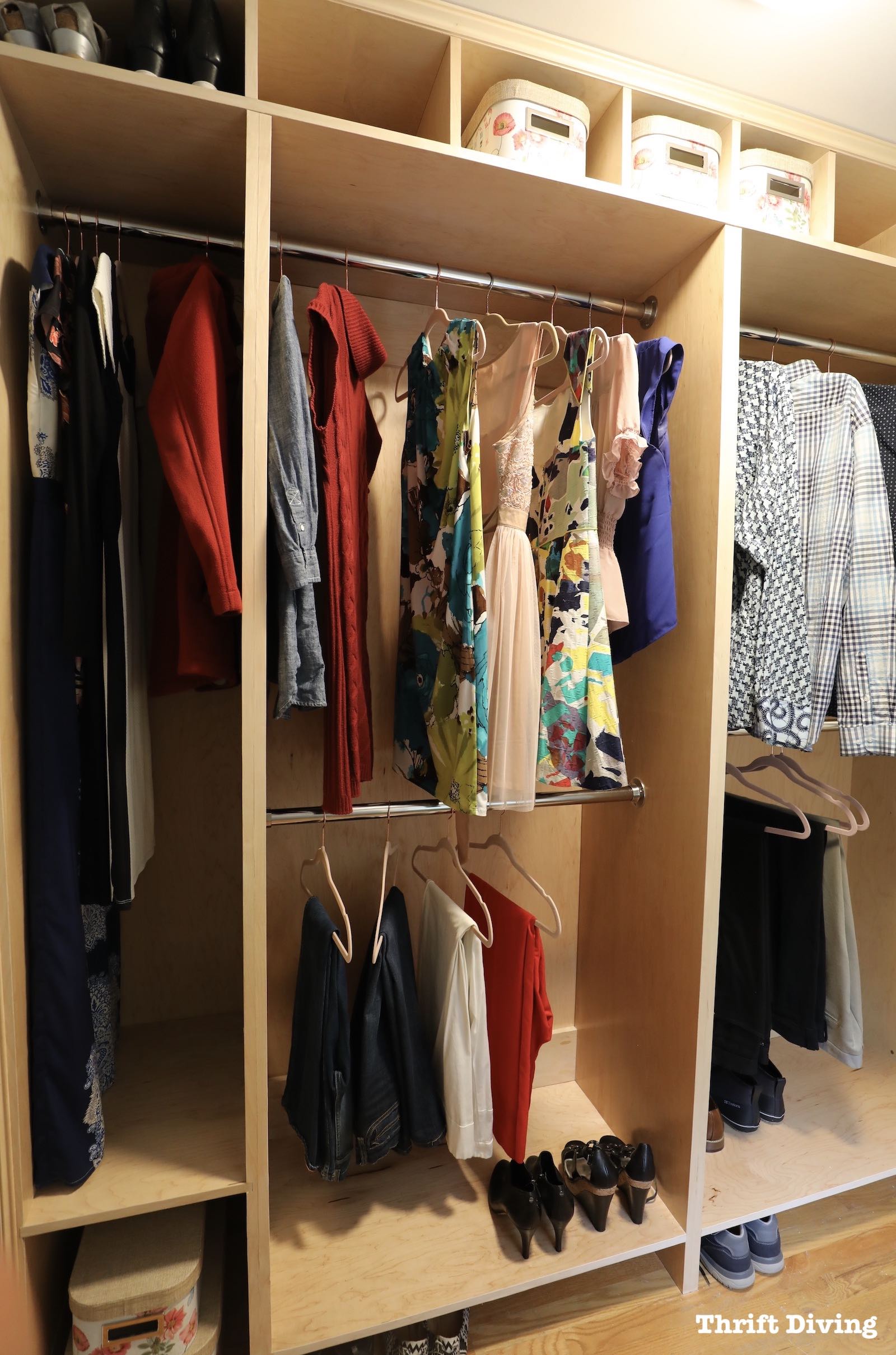 How to Build a Walk-in Closet Organizer From Scratch!