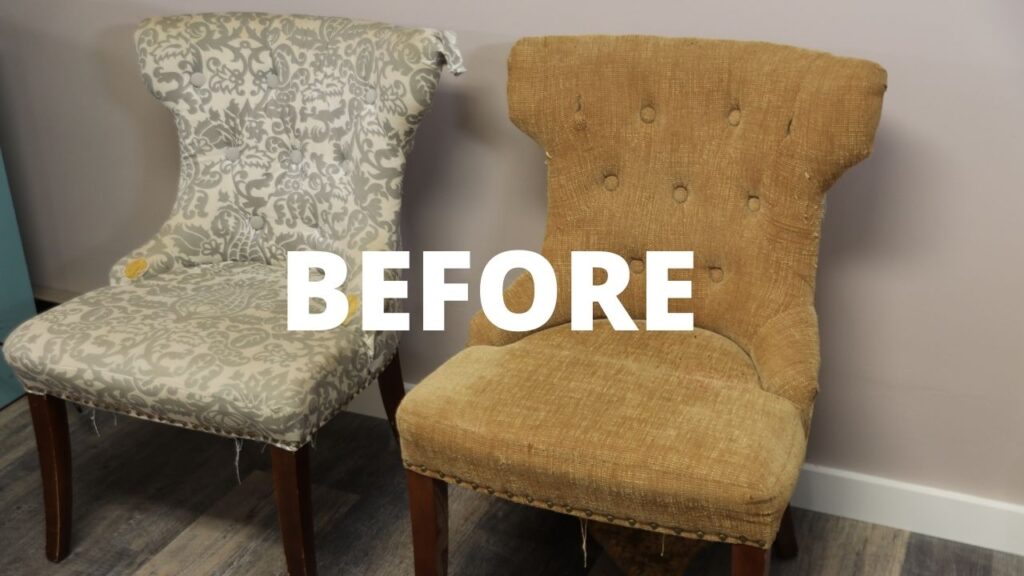 BEFORE and AFTER: Reupholster a Mid-Century Modern Chair