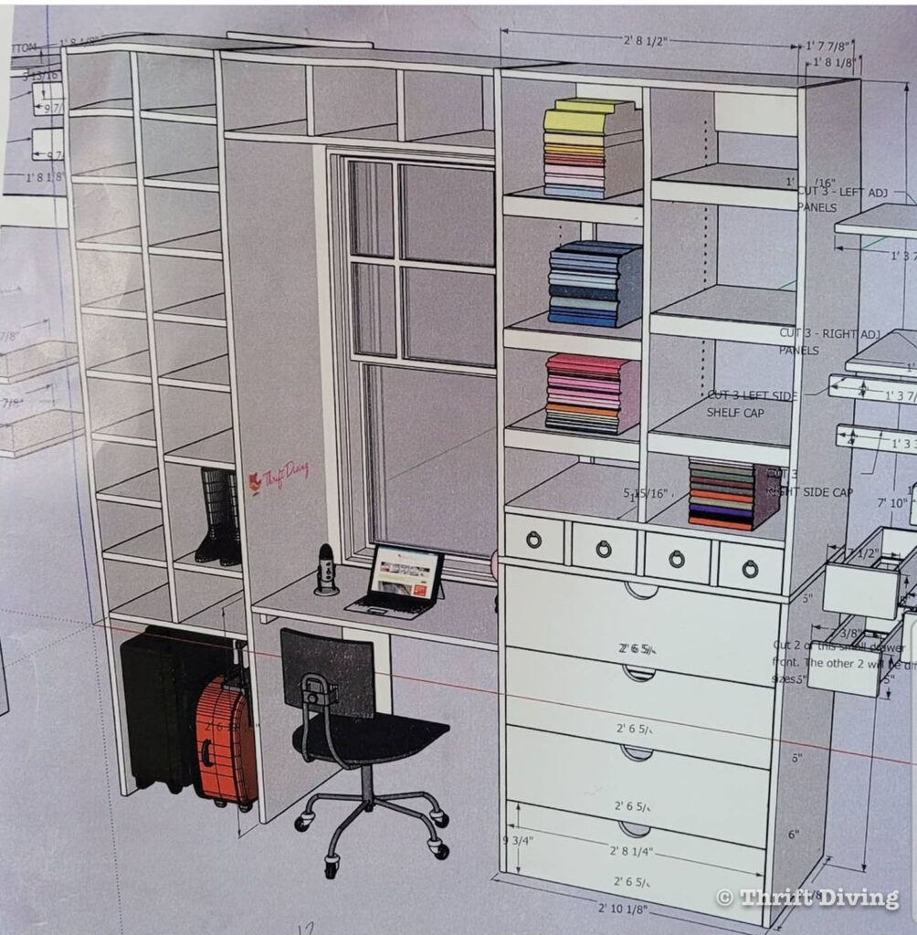 I Built a Custom Walk-in Closet All By Myself! - Thrift Diving Blog