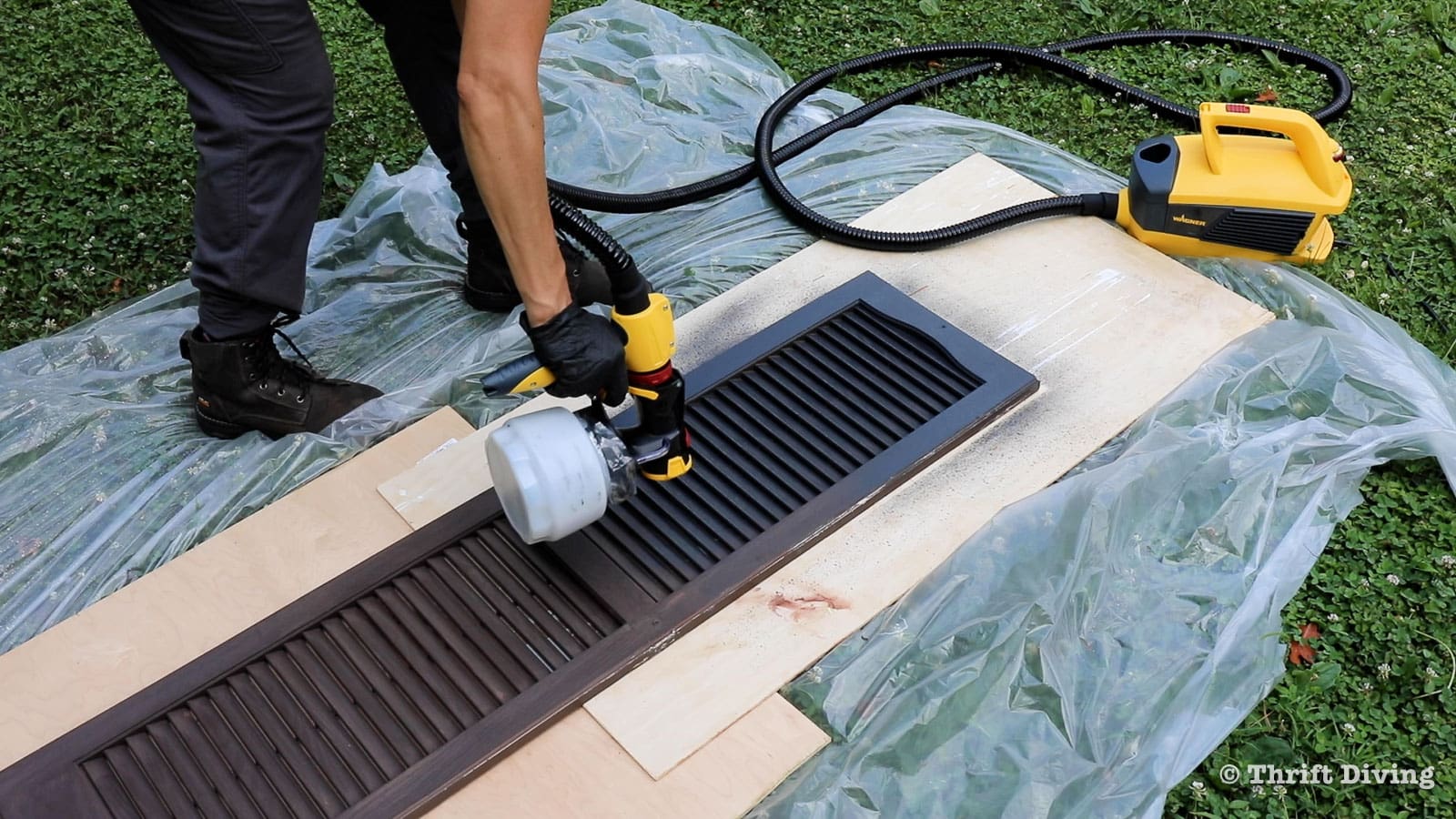 How to Paint Shutters and Garage Doors: Outdoor Refresh Makeover