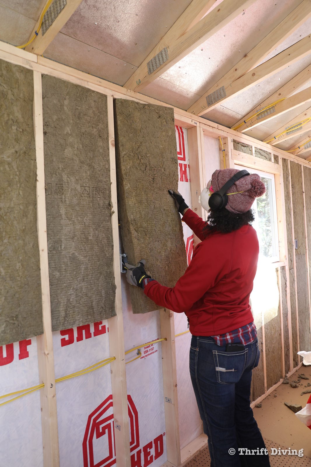 How to Insulate a Shed: A Climate Controlled She Shed - DIY Danielle®