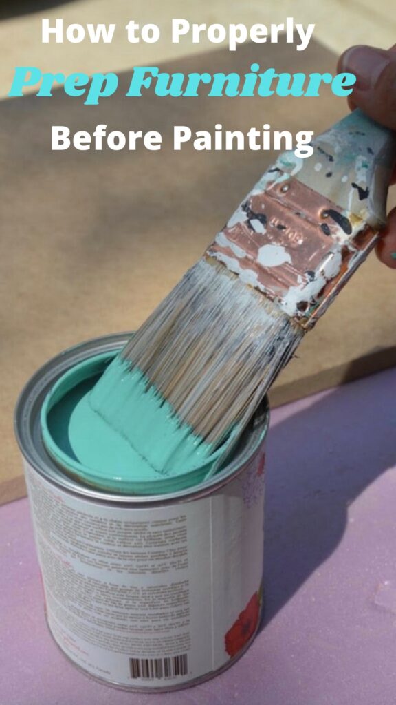 Cleaning Furniture & Cabinets Before Painting