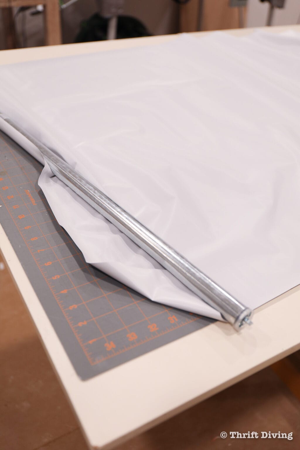 How to Make a DIY Roller Shade for Your Window!