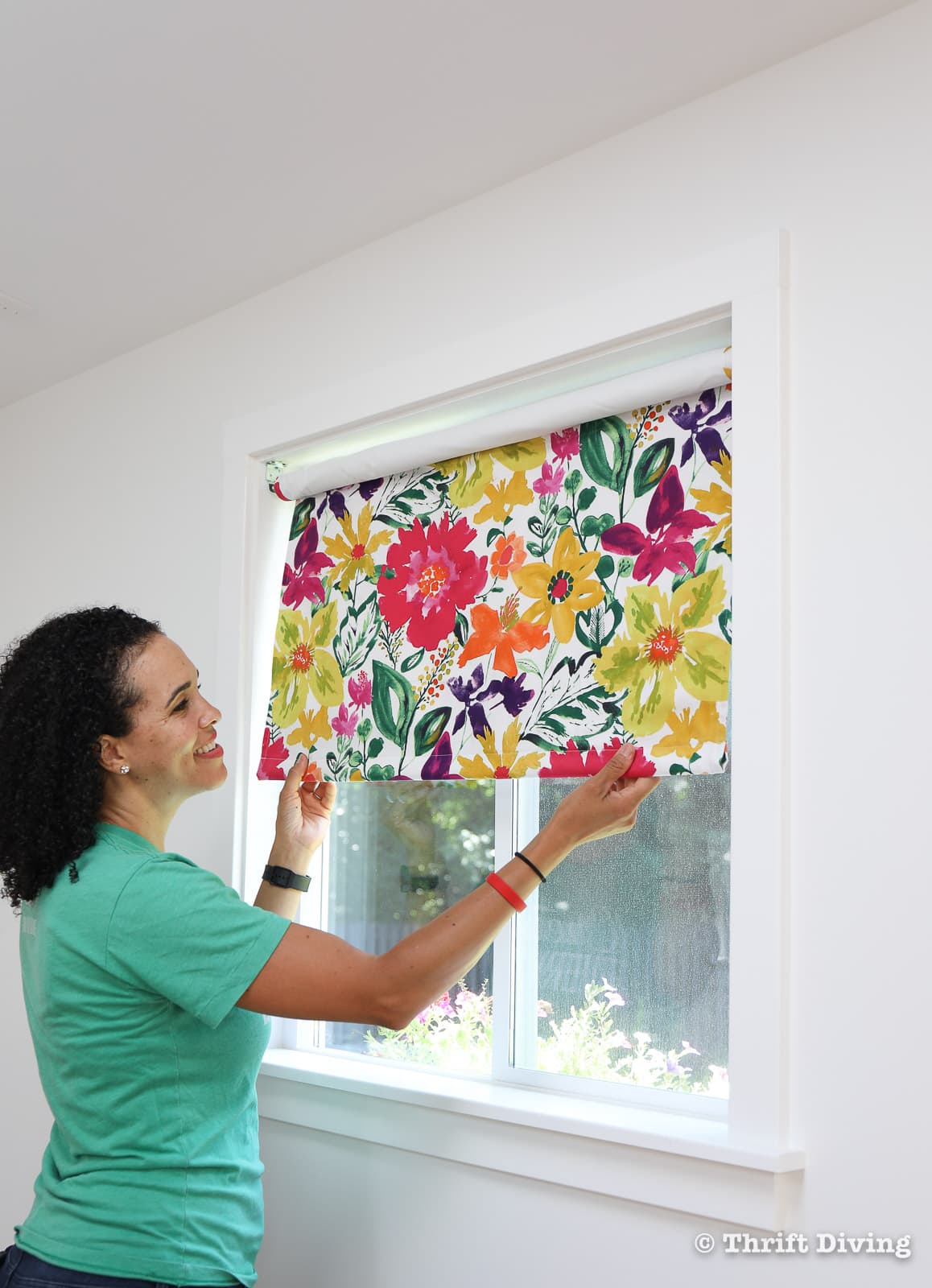 How to Make a DIY Roller Shade for Your Window!