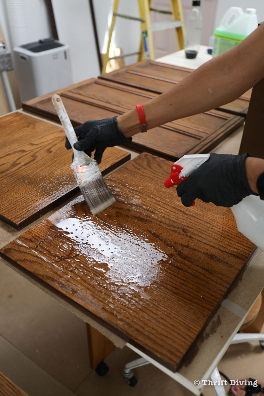 How to Color Stain Wood Furniture and Keep the Wood Texture!
