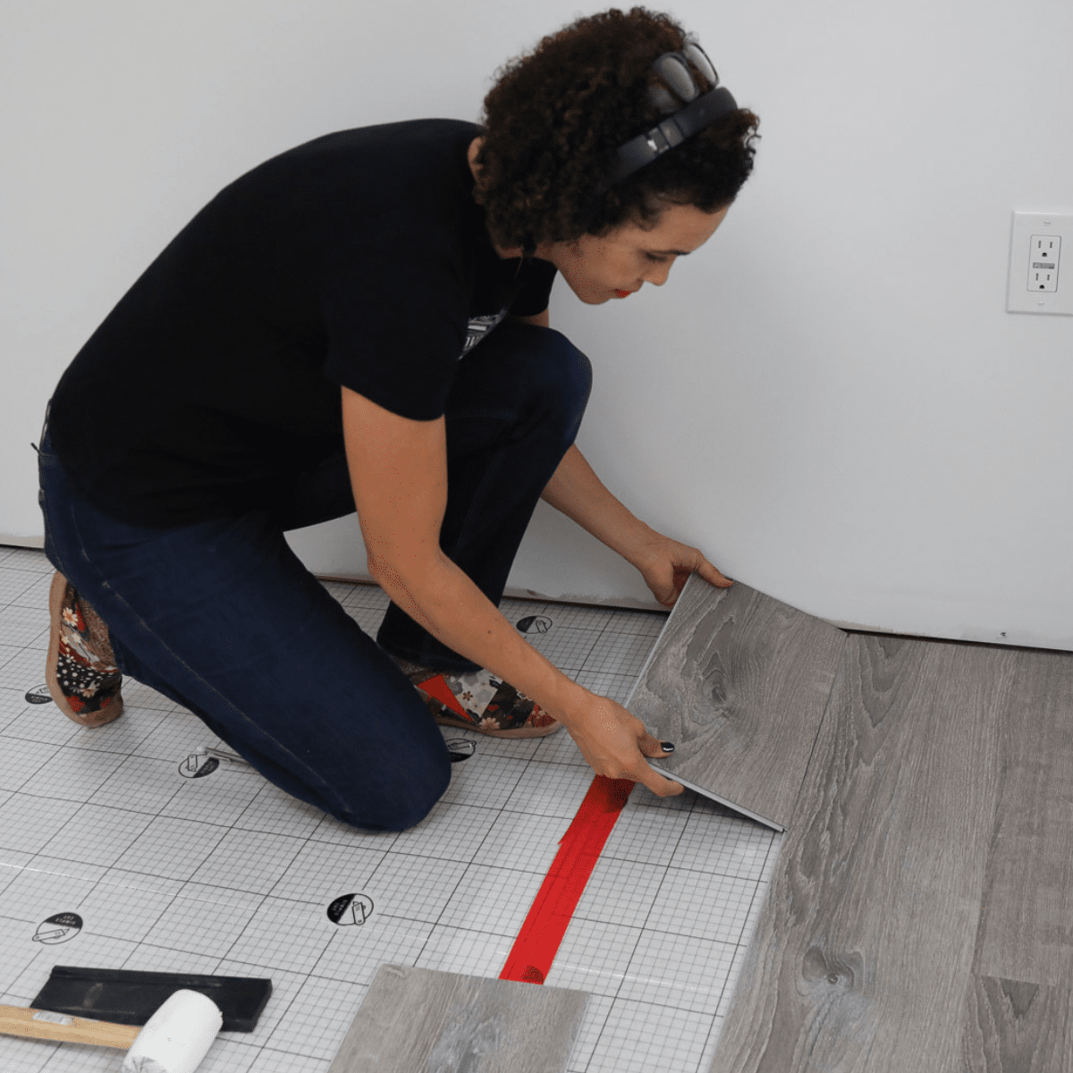 How to Install Vinyl Plank Flooring and Baseboards in Your Shed