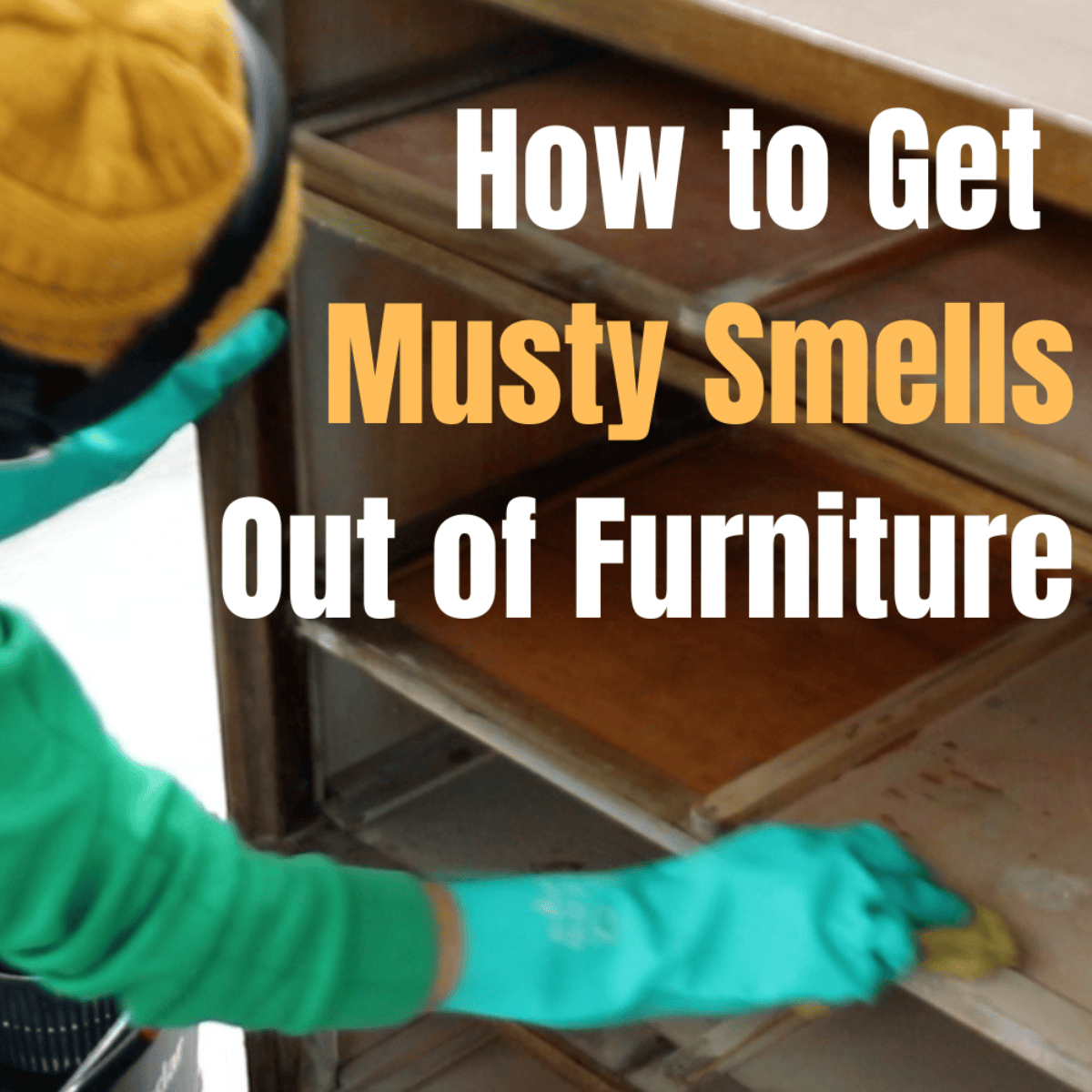 How to Get Musty Smells Out of Furniture (This Dresser Was STINKY!)