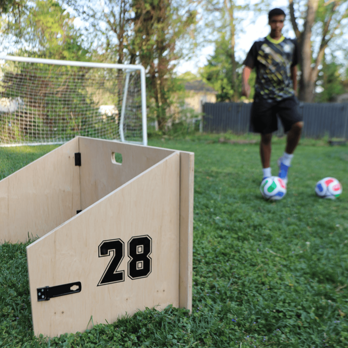 Build a Backyard DIY Soccer Rebounder!