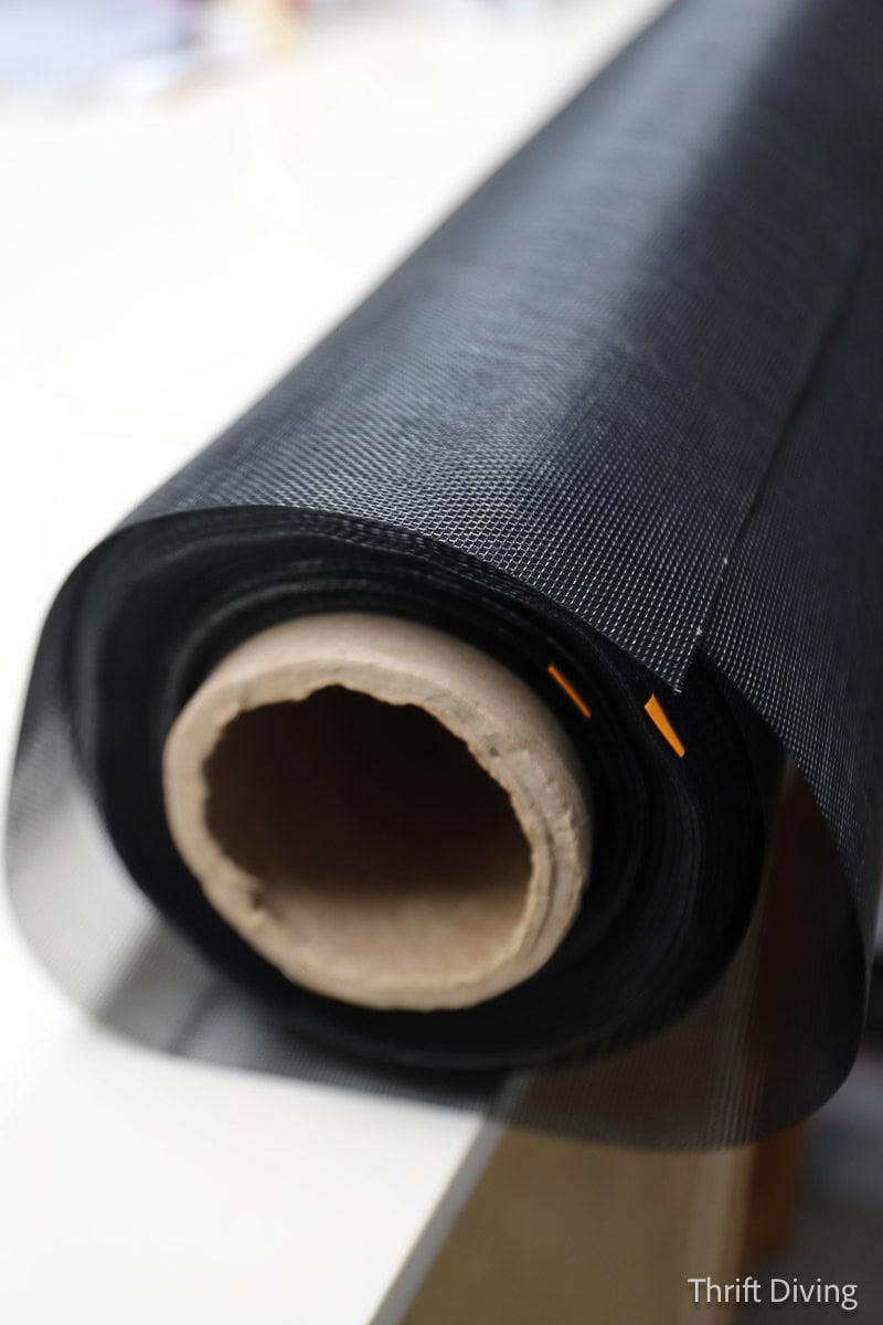 How to Make DIY Gazebo Screens - Phifer TuffScreen No-See-Um mesh is nylon-coated polyester and tightly woven, and perfect for gazebo screens.